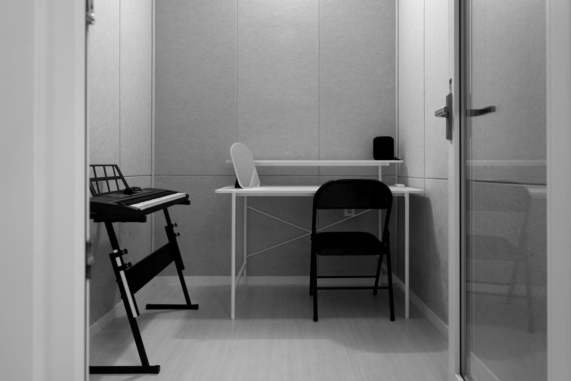 A sala de ensaio vocal